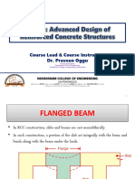 ADRCS MODULE-1 L-6 Flanged Beams (T-Beams)