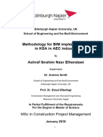 Methodology For BIM Implementation in KS-1-110