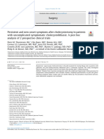 Colecistectomia - Colelitíase - Sintomas PO, Surgery, v.174, n.4, Oct. 2023.