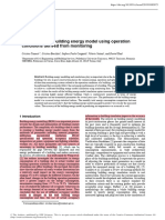 Calibration of A Building Energy Model Using Operatio