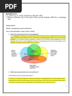 Contemperorary Process in Architecture - Notes