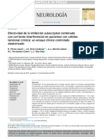 Efectividad de La Inhibición Suboccipital Combinada Con Corriente Interferencial en Pacientes Con Cefalea Tensional Crónica