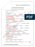 Correction Du Sujet G2 de CG Du 8 Avril