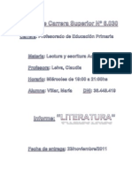 Lec y Esc Acad - LITERATURA Informe 001