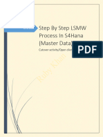 Master Data Upload Through LSMW in S4Hana Environment