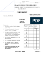 2024 Shed Chemistry Mock Pi