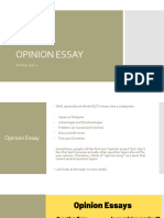 Opinion Essay