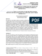 Etapa 2, Passo 1 - A Contabilidade Gerencial No Processo de Tomada de Decisão