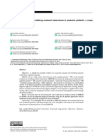 Obstacles in Combating Multidrug Resistant Tuberculosis in Pediatric Patients: A Scope Review