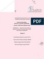 EVIDENCIA 1.1 - Diseño de Herramientas de Aplicación Clínica de Los Temas Vistos en Clase para Paciente Hospitalizado