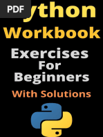 Python Workbook Exercises For Beginners With Solutions