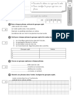 CE2 Évaluation Sur Le Sujet