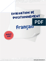 Evaluation Diagnostique Français Début Dannée cm1