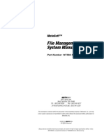 Motoman - Motosoft File Management System - Manual