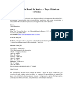 Regulamento IX Aberto Do Brasil de Xadrez 2024