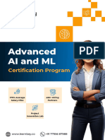 Advance Artifical Intelligence & ML Certification Program