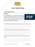 Grade 4 English Writing