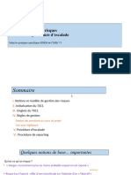 Plan de Gestions Des Risques Prestation Et Procédure D'escalade