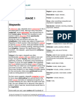 Vocabulary - Passage 1,2 - Cambridge 10