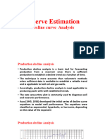 Estimation Decline Curve