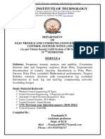 Control Systems Module 4