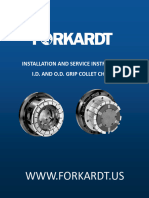 Forkardt ID & OD Grip Collet Chucks Manual de Instalação e Serviço