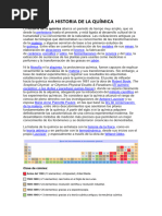 La Historia de La Química