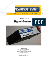 FlashCut CNC 501A Manual Do Gerador de Sinais