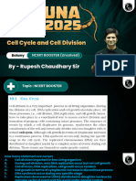 Lec NCERT Booster Cell Cycle and Cell Division Botany Arjuna