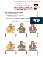 Ficha-Juev-Relig-Reflexionamos Con La Parábola de Los Talentos