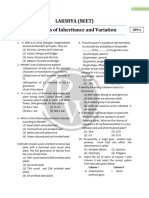 Principles of Inheritance and Variation DPP - 06