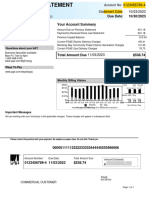 Oct MNTH Energy Bill