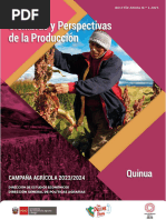 Observatorio de Siembras y Perspectivas de Produccion Quinua