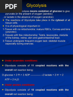 3 Glucose Oxidation (Glycolysis)