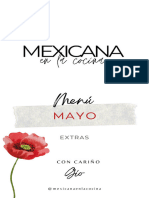 Extras Menú Mayo Mexicana en Lacocina