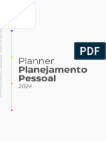 Planner Planejamento Pessoal 2024