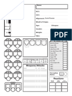 Rifts As DND 5e Character Sheet 20 - 1