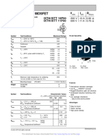 Standard Power MOSFET: V I R IXTH/IXTT 10P50 IXTH/IXTT 11P50