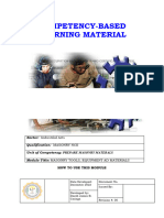 CBLM - Prepare Masonry Materials