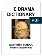 The Drama Dictionary: Warriner School Drama Department