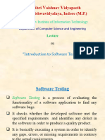 Introduction To Software Testing