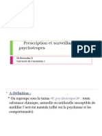 2 - Prescription Et Surveillance Des Psychotropes