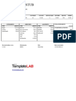 Military Pay Stub: Defense Finance and Accounting Service