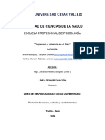 Depresión y Violencia en El Perú