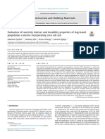 Evaluation of Reactivity Indexes and Durability Properties of Slag-Based