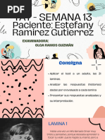 Tat - Semana 13: Paciente: Estefany Ramirez Gutierrez