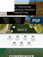 Los 7 Puntos de Análisis en El Proceso Proyectual