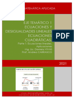 Eje Temático 1 - Parte 1 - Ecuación Lineal - 230126 - 160457