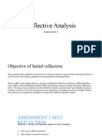 Reflective Analysis