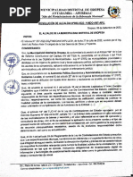 Aprobacion de Consistencia